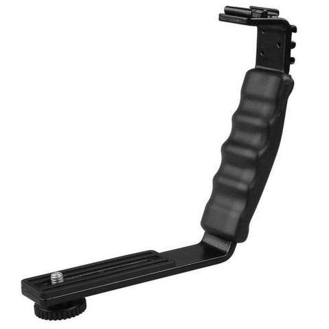 Staffa metallica universale per flash professionale per fotocamera digitale DSLR, L-bracket