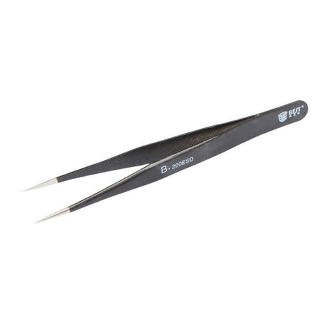 best-bst-200esd-202-pinzette-con-punta-antistatica-in-acciaio-inossidabile-bst-200esd - immagine 2