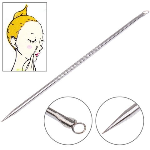 Rimozione di comedoni, acne, punti neri, detergente sicuro, ago in acciaio inossidabile, Stainless Steel Needle
