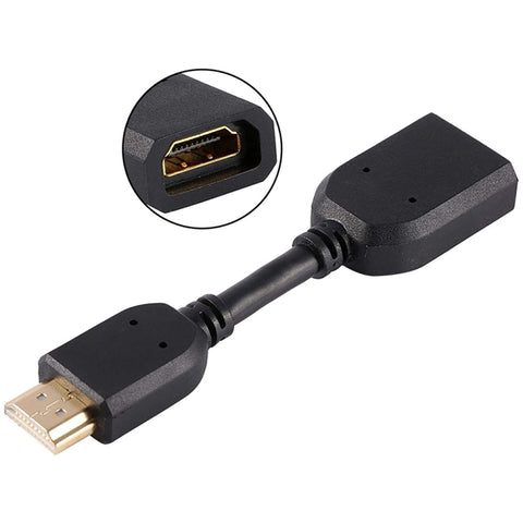 cavo-adattatore-connettore-hdmi-19-pin-maschio-a-hdmi-19-pin-femmina-am-af-da-10-cm-hdmi-am-to-af - immagine 1