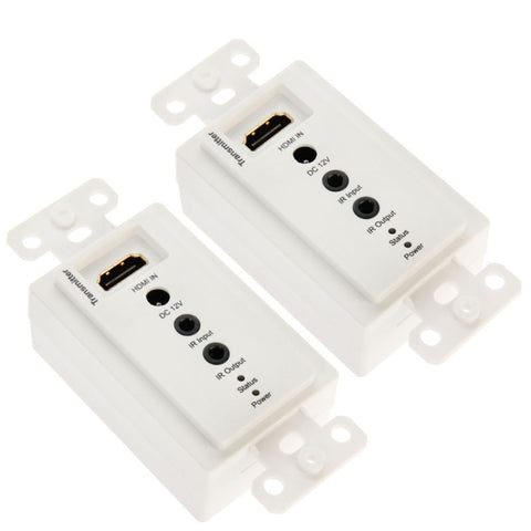 Prolunga per piastra a muro HDMI Cat5e / 6 singola da 50 metri (spina UE)