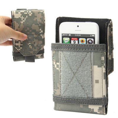 camouflage-army-combat-travel-utility-gancio-e-anello-di-chiusura-marsupio-marsupio-per-cellulare-soldi - immagine 1
