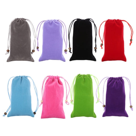 borsa-da-trasporto-universale-in-tessuto-floccato-di-cotone-per-il-tempo-libero-con-cordino-per-iphone-6-galaxy-s6-s5-g900-s-iv-i9500-siii-i9300 - immagine 2