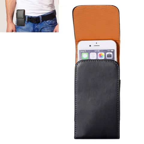custodia-in-pelle-marsupio-verticale-con-texture-crazy-horse-con-stecca-posteriore-per-iphone-6 - immagine 1