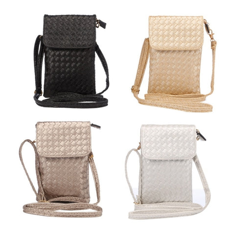 borsa-da-trasporto-universale-in-pelle-pu-universale-stile-verticale-con-trama-intrecciata-per-iphone-6s-plus-6-plus-galaxy-note-5-e-note-4-e-note-3-a8-s6-edge-s6-edge-huawei-p8-p7-honor-6-plus - immagine 2