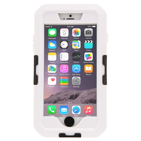 Per iPhone 6 Plus e 6s Plus Custodia impermeabile IPX8 con schermo sensibile al tocco con supporto per bici e cordino, For 6P & 6sP