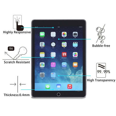 Pellicola in Vetro Temperato LOPURS 0.4mm 9H+ per iPad 2, 3 e 4 -