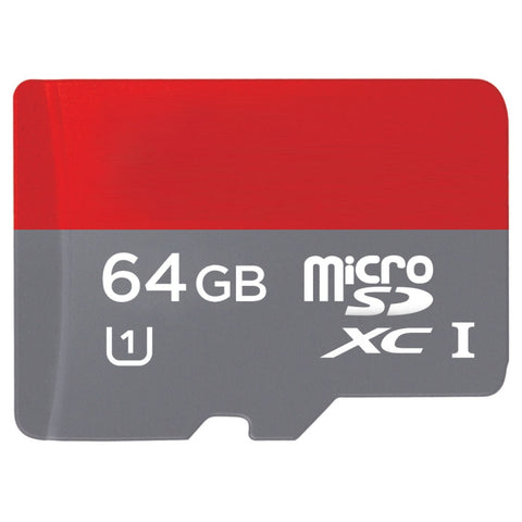 Scheda di memoria ad alta velocità Classe 10 TF/Micro SDHC UHS-1(U1) da 64 GB, scrittura: 15 MB/s, lettura: 30 MB/s (capacità reale al 100%), 64GB