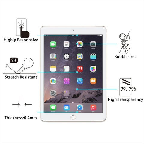 Pellicola in Vetro Temperato 9H+ per iPad Mini 4 - 75 Pezzi, Spessore