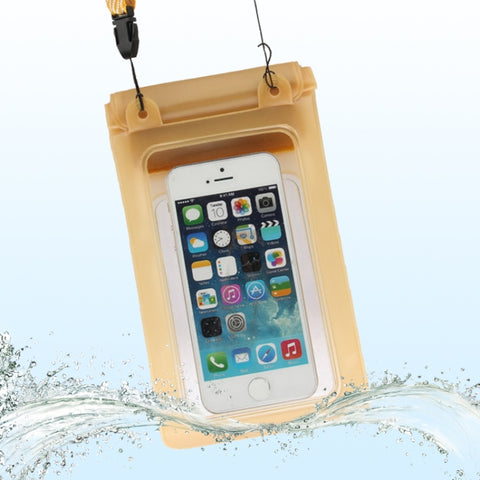 borsa-portaoggetti-impermeabile-da-spiaggia-con-tracolla-per-iphone-5-e-5s-se-e-5c-dimensioni-interne-175-cm-x-113-cm - immagine 2