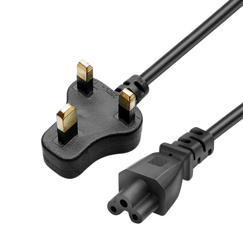 cavo-di-alimentazione-piccolo-per-notebook-britannico-da-12-m-a-3-poli-small-uk-plug-length-1-2m - immagine 1
