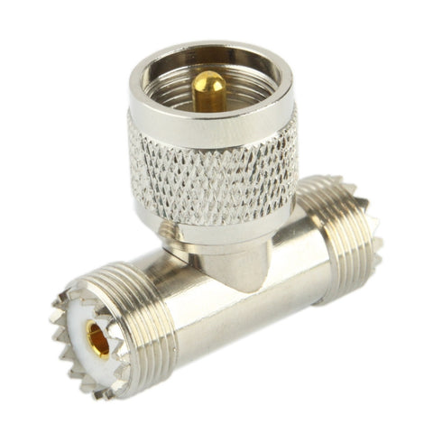 adattatore-uhf-maschio-a-doppio-uhf-femmina - immagine 1