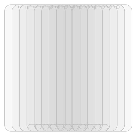 Pellicola in Vetro Temperato Antideflagrante 50 PZ 0,26mm 9H+ per