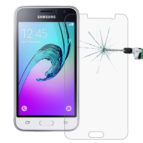 Per Galaxy J1 (2016) / J120 0,26 mm 9H Durezza superficiale 2,5D Pellicola per schermo in vetro temperato antideflagrante, 1pcs