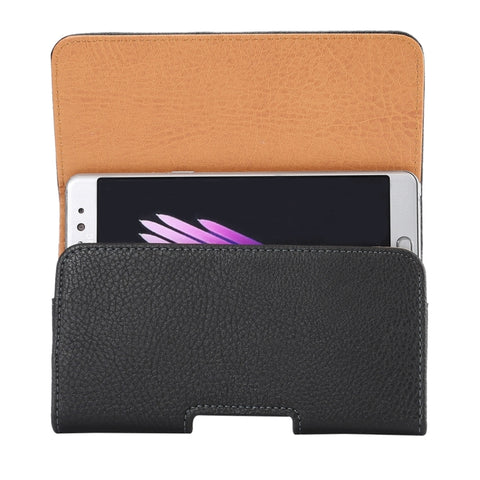 custodia-in-pelle-marsupio-da-57-pollici-con-trama-litchi-verticale-con-vibrazione-trasversale-per-galaxy-s8-s9-note-8-iphone-8-plus-7-plus-nero-for-galaxy-note-5-galaxy-s7-plus-galaxy-note-4-n910 - immagine 1