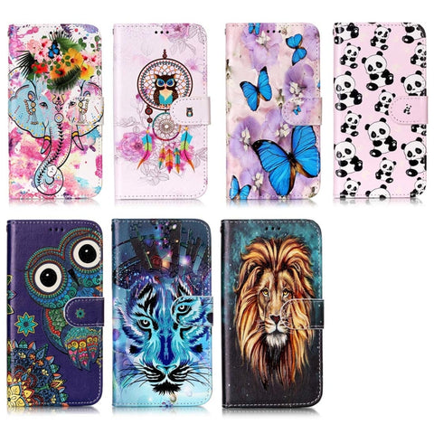 Per Galaxy J5 (2017) (Versione UE) Custodia in pelle con chiusura orizzontale goffrata lucida a olio con supporto, slot per carte, portafoglio e cornice per foto, For Galaxy J5 (2017) (EU Version)