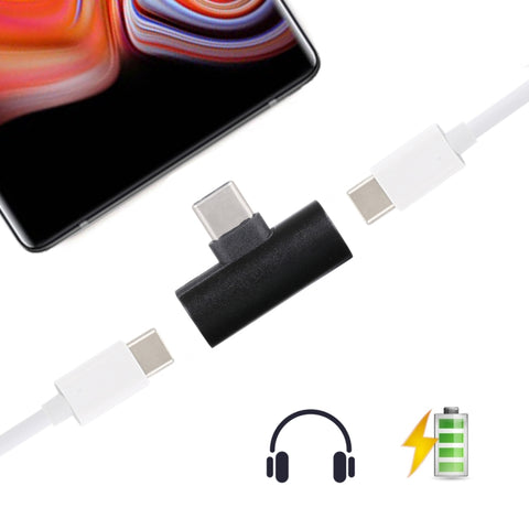 convertitore-audio-usb-c-per-ricarica-e-ascolto-compatibile-galaxy-htc-google-lg-sony-huawei-xiaomi-lenovo-e-altri-telefono-android - immagine 1