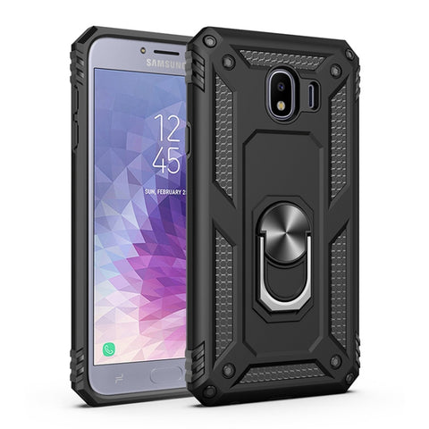 Sergeant Armour Custodia protettiva antiurto in TPU + PC per Galaxy J4 2018, con supporto per rotazione a 360 gradi, For Galaxy J4 2018