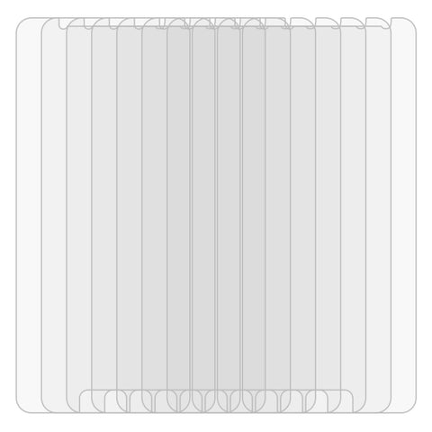 Pellicola in vetro temperato da 50 pezzi 0,26 mm 9H 2,5D per Galaxy J4 (2018), senza confezione al dettaglio, For Galaxy J4 (2018)(50 PCS)