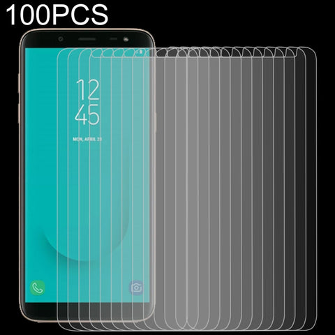 Pellicola in vetro temperato da 100 pezzi 0,26 mm 9H 2,5D per Galaxy J6 (2018), For Galaxy J6 (2018)(100 PCS)