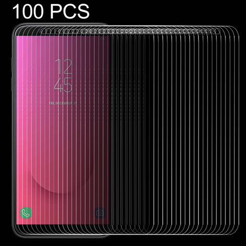 Pellicola in vetro temperato da 100 pezzi 0,26 mm 9H 2,5D per Galaxy J8 (2018), Galaxy J8 (2018) (100 PCS)