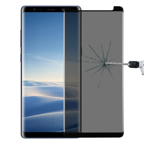 Per Galaxy Note 8 0,26mm 9H Durezza superficiale 3D Curvo Privacy Antiriflesso Protezione per schermo in vetro temperato a schermo intero, For Galaxy Note 8