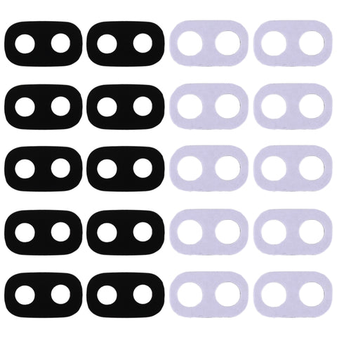 Per Galaxy J3 (2017) / J330 e J5 (2017) / J530 e J7 (2017) / J730 Obiettivo fotocamera posteriore da 10 pezzi con adesivo, For J330 & J530 & J730 Lens