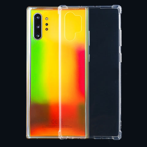 Per Galaxy Note10+ Custodia in TPU trasparente ultrasottile antiurto a quattro angoli, For Galaxy Note10+