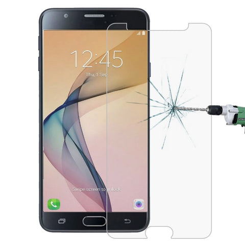 Per Galaxy J7 Prime 0,26 mm 9H Durezza superficiale 2,5D Pellicola per schermo in vetro temperato antideflagrante, 1pcs