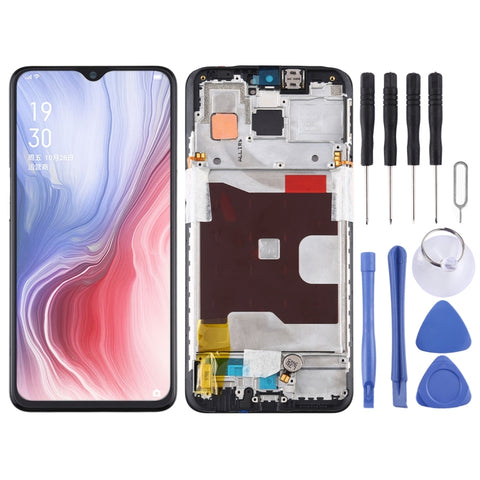 Schermo LCD e digitalizzatore assemblaggio completo con cornice per OPPO Reno Z, For OPPO Reno Z