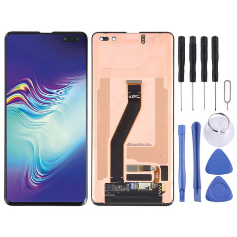Schermo LCD e digitalizzatore in materiale AMOLED dinamico assemblaggio completo per Galaxy S10 5G, For Samsung Galaxy S10 5G (AMOLED)