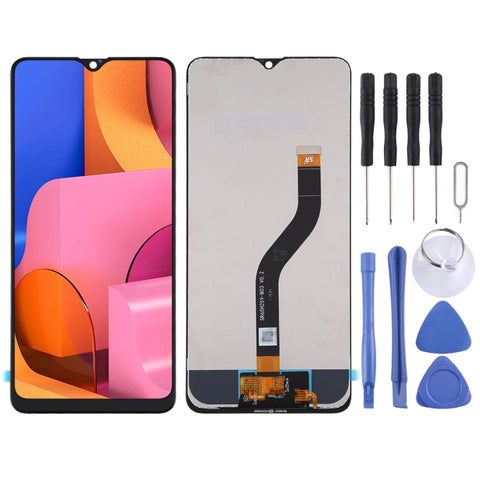 Schermo LCD in materiale IPS e digitalizzatore assemblaggio completo per Galaxy A20s, For Samsung Galaxy A20s (IPS)