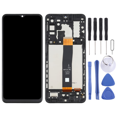 Schermo LCD e digitalizzatore assemblaggio completo con cornice per Samsung Galaxy A32 5G SM-A326B, For Samsung Galaxy A32 5G ()