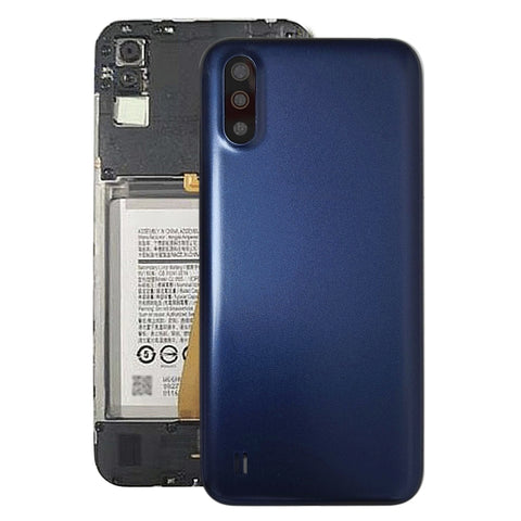 Per Samsung Galaxy A01 SM-015F Cover posteriore batteria con obiettivo fotocamera, For Samsung Galaxy A01