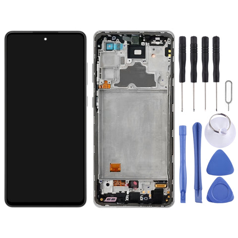 Schermo LCD e digitalizzatore assemblaggio completo con cornice per Samsung Galaxy A72 SM-A725 (versione 4G), For Samsung Galaxy A72 (4G)