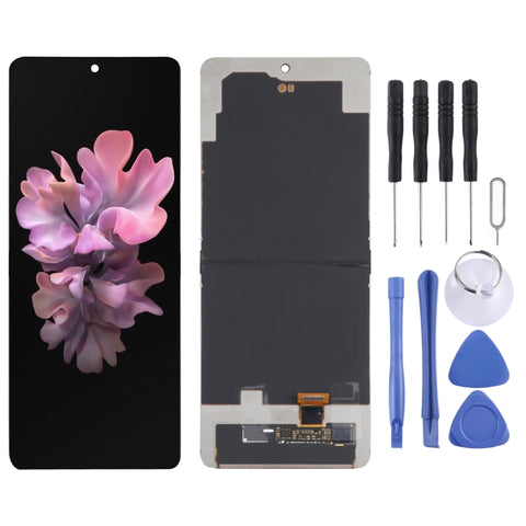 Schermo LCD per Samsung Galaxy Z Flip 5G SM-F707 Digitizer assemblaggio completo, For Samsung Galaxy Z Flip 5G SM-F707