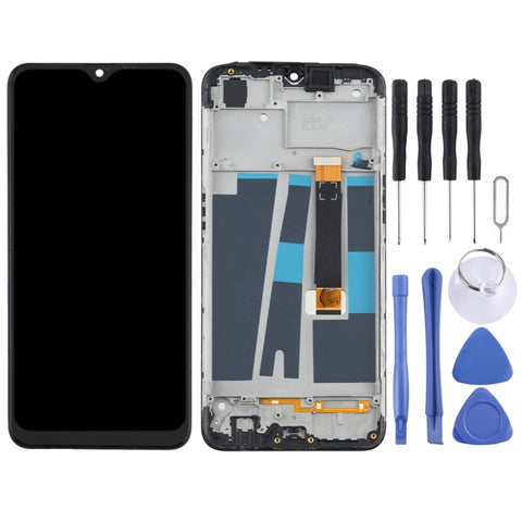 Schermo LCD e digitalizzatore assemblaggio completo con telaio per OPPO A7(AX7) A7n CPH1901 CPH1903 CPH1905 PBFM00 PBFT00 PCDM00 PCDT00, For OPPO A7