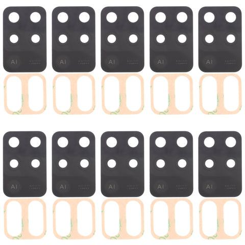 Per OPPO F19 Pro CPH2285 Obiettivo fotocamera posteriore da 10 pezzi, For OPPO F19 Pro