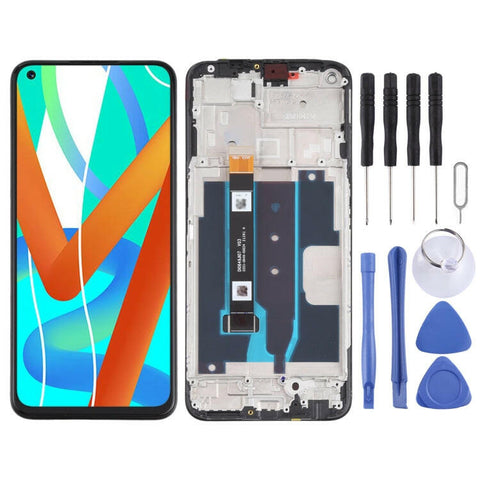 Schermo LCD e digitalizzatore assemblaggio completo con cornice per OPPO Realme V13 5G, For OPPO Realme V13 5G ()