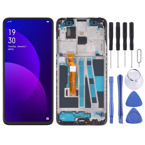 Schermo LCD e digitalizzatore assemblaggio completo con cornice per OPPO F11 Pro CPH1959 CPH2209 CPH1989, For OPPO F11 Pro