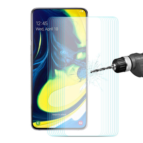 Pellicola in Vetro Temperato Curvo 9H per Galaxy A80 - Confezione da