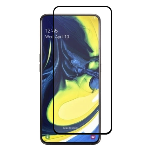 Pellicola in vetro temperato ENKAY Hat-prince Full Glue 0,26mm 9H 2,5D per Galaxy A80