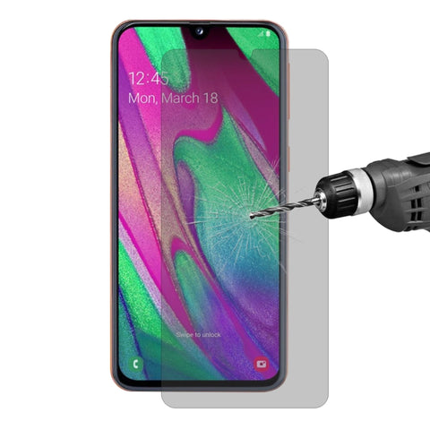 ENKAY Hat-Prince 0.26mm 9H 2.5D Pellicola in vetro temperato antiriflesso per privacy per Samsung Galaxy A40, Galaxy A40