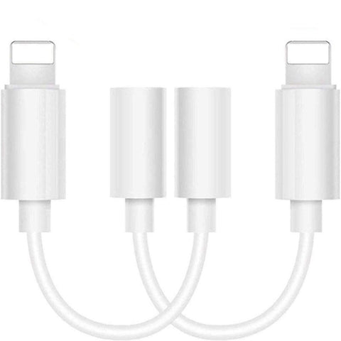 Zs-kl21836 2 adattatori audio per auricolari da 8 pin a 3,5 mm, supportano tutti i sistemi iOS