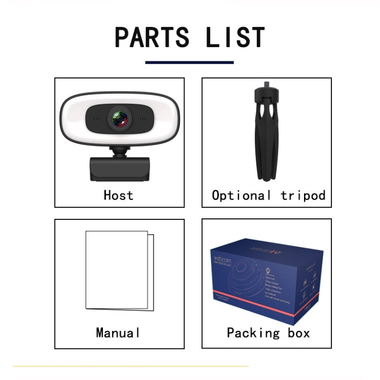 c10-2k-hd-senza-distorsione-rotazione-di-360-gradi-luce-di-riempimento-a-tre-velocita-unita-usb-gratuita-webcam-microfono-integrato-per-un-suono-piu-chiaro - immagine 15