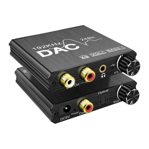 convertitore-audio-digitale-analogico-estrattore-stereo-amplificatore-dac-spdif-ottico-192khz-24bit - immagine 1