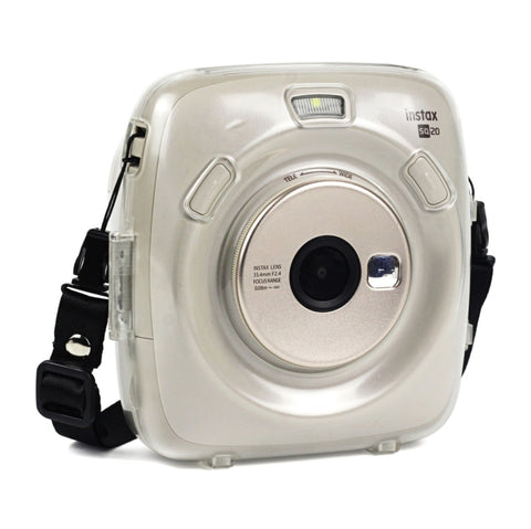 Custodia protettiva in cristallo con cinturino per Fujifilm Instax