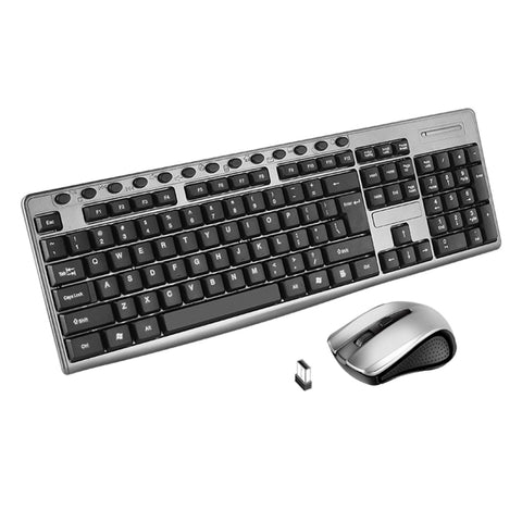 Set tastiera e mouse wireless KB6600 da 104 tasti 2.4G