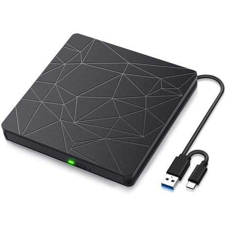 Unità DVD USB 3.0 Type-C Registratore di lettura e scrittura ad alta velocità senza driver Masterizzatore CD Lettore DVD-RW esterno