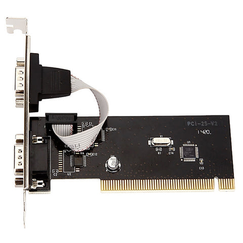 Porta seriale RS232 TX382B Adattatore scheda riser Com a 2 porte da 2 porte Pci a 9 pin con numero di tracciamento